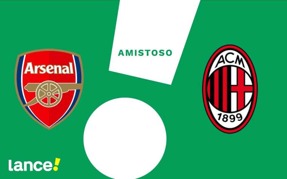 Arsenal x Milan: onde assistir, horário e prováveis escalações do amistoso internacional