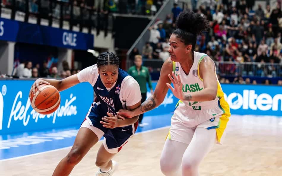 Brasil leva virada no último quarto e perde para os EUA na final da AmericupW