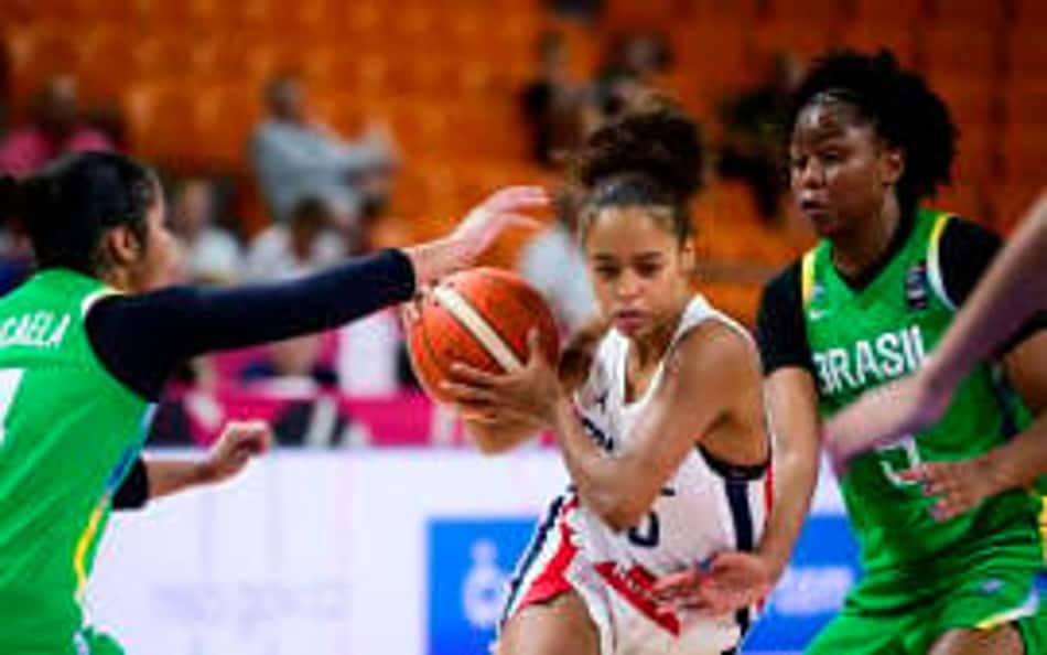 Brasil perde para França na estreia do Mundial Sub-19 de basquete feminino