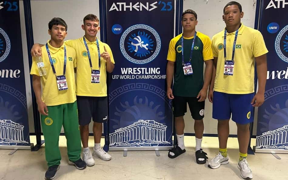 Wrestlers brasileiros lutam por medalhas no Mundial Sub-17