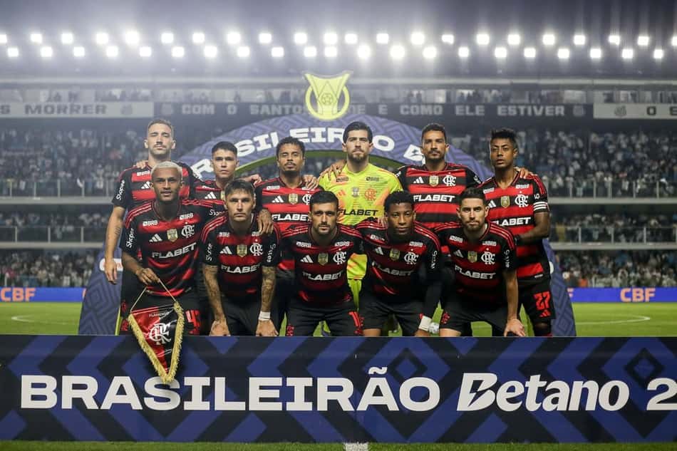Flamengo perdeu para o Santos no primeiro turno (Foto: Reprodução/Flamengo)