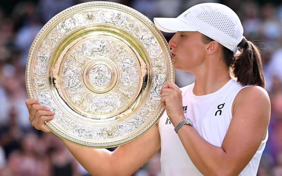 Em Wimbledon, Iga Swiatek chega à centésima vitória em Grand Slams