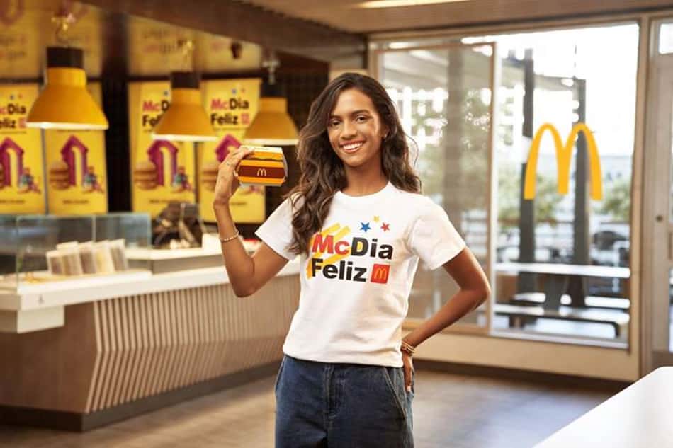 Rayssa Leal em campanha de rede de fast-food (Foto: Divulgação / McDonalds