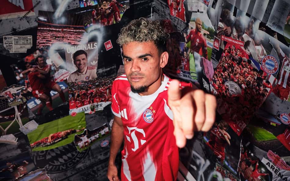 Luis Díaz apresentado no Bayern