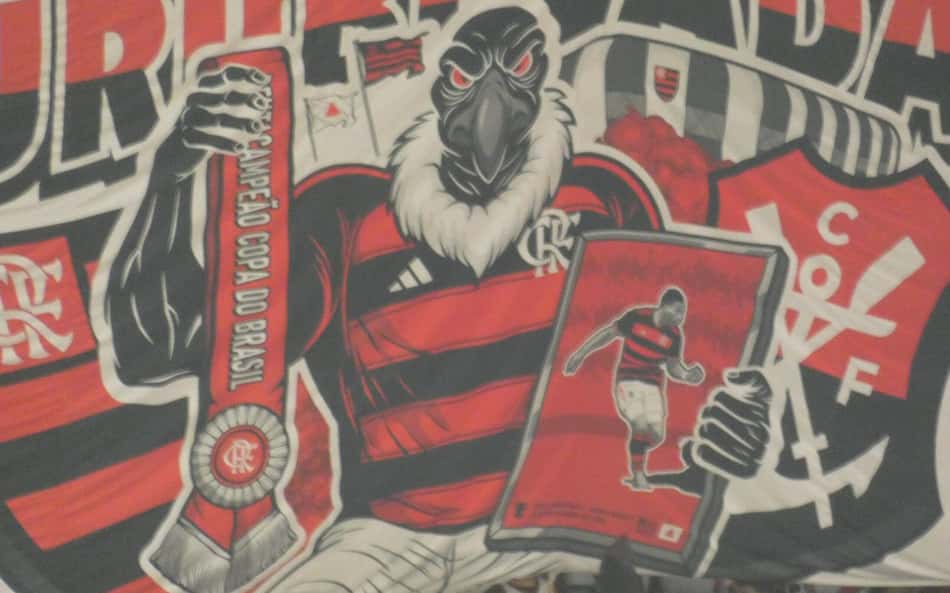 Torcida do Flamengo provoca Atlético-MG com título da Copa do Brasil de 2024