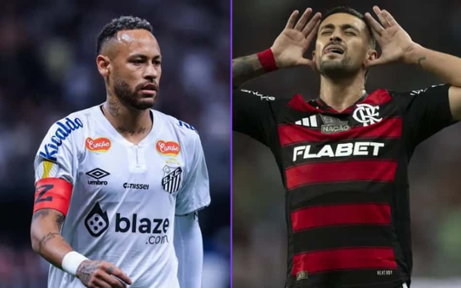 Jornalistas discordam em debate entre Arrascaeta, do Flamengo x Neymar, do Santos