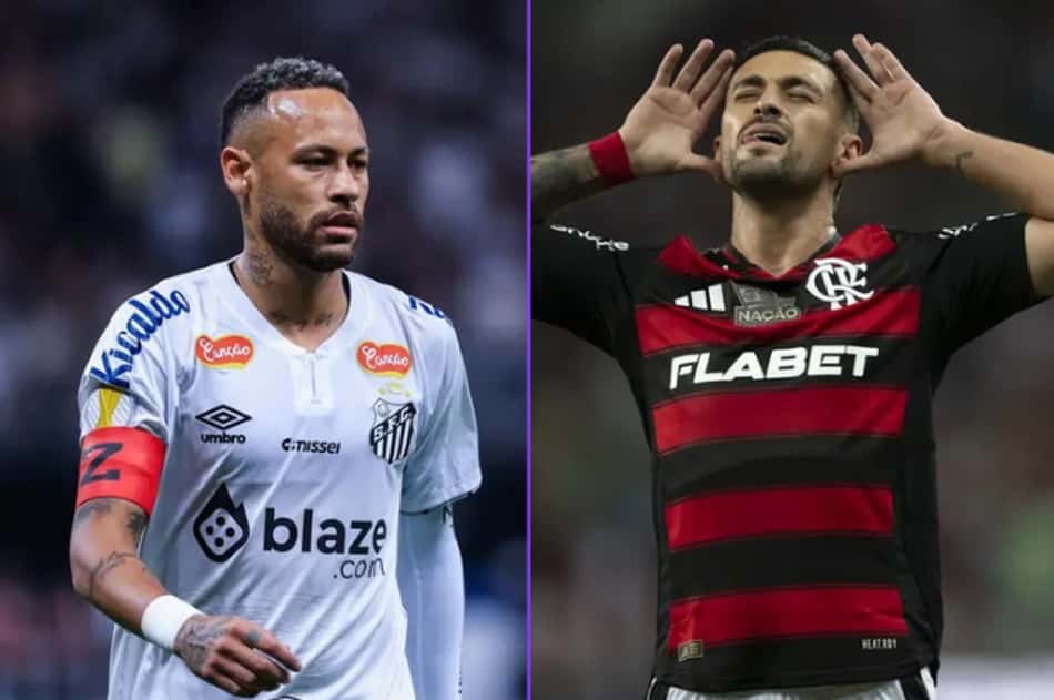 Neymar - Santos / Arrascaeta - Flamengo