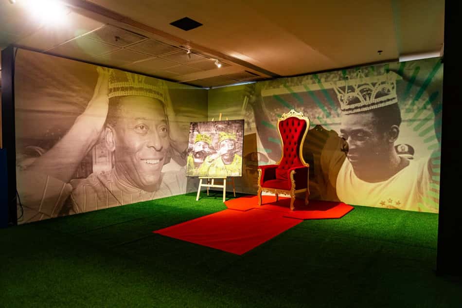 Exposição do Pelé no Maracanã (Foto: Reprodução)