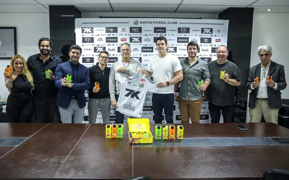 Santos firma parceria com nova marca de bebidas ligada a Neymar