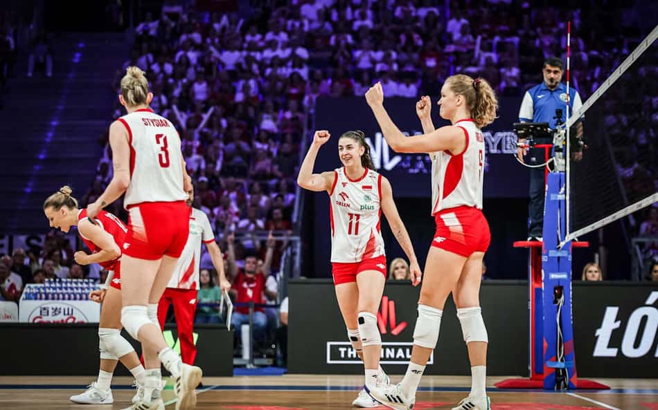 Polônia bate o Japão e leva o bronze da VNL feminina pela terceira vez