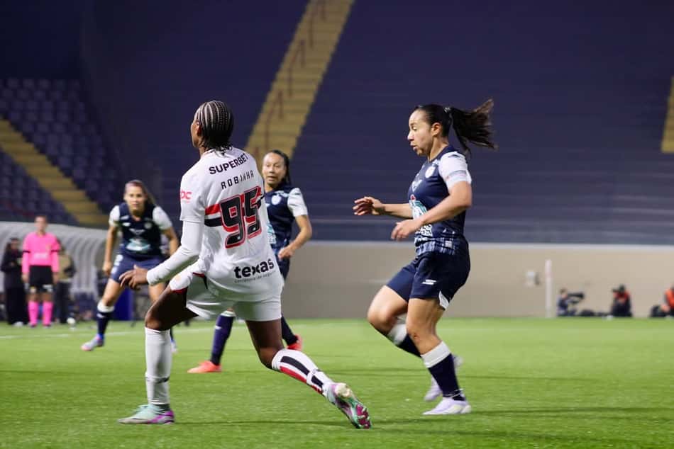 Pachuca e São Paulo se enfrentaram na Arena Barueri pela The Women's Cup. (Foto: Pachuca/Divulgação)