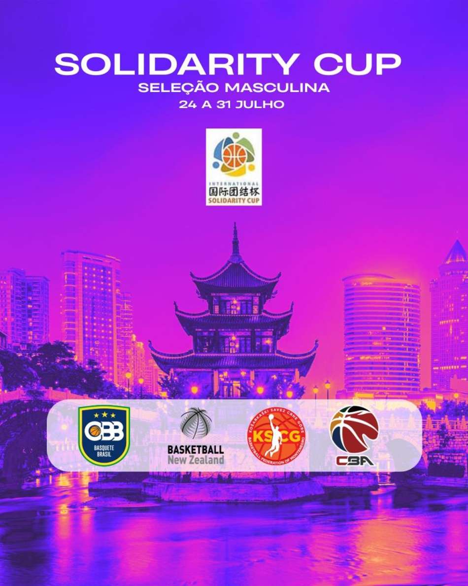 Pôster de divulgação da Solidarity Cup