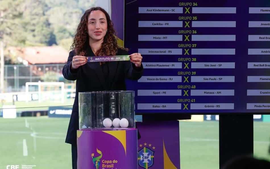 Copa do Brasil feminina: veja os confrontos da 3ª fase