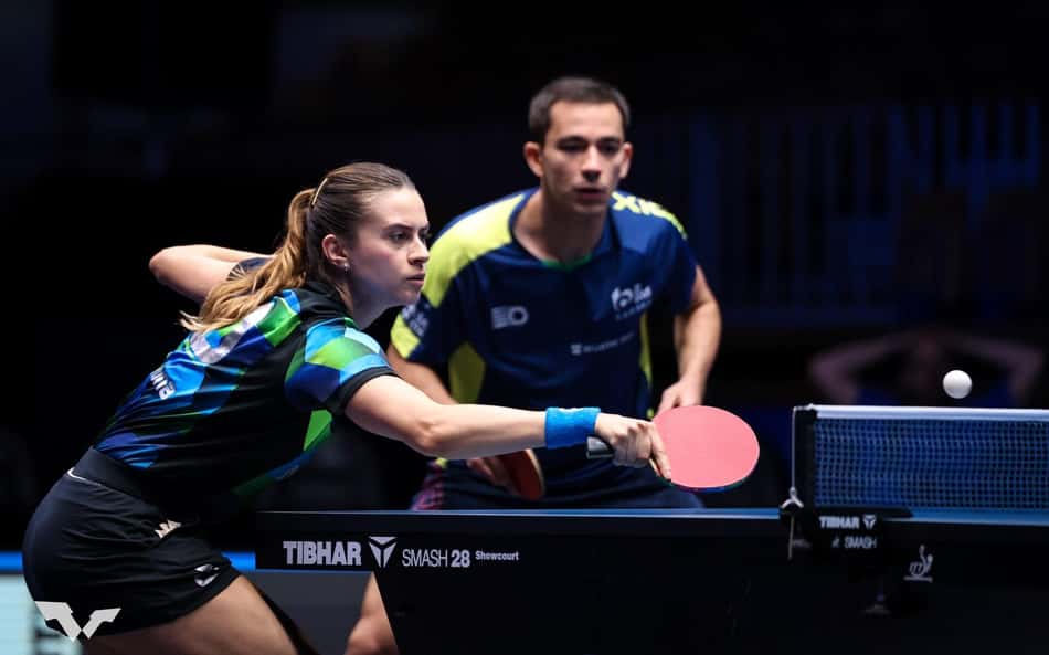 Bruna Takahashi e Hugo Calderano passaram de fase no WTT Star Contender