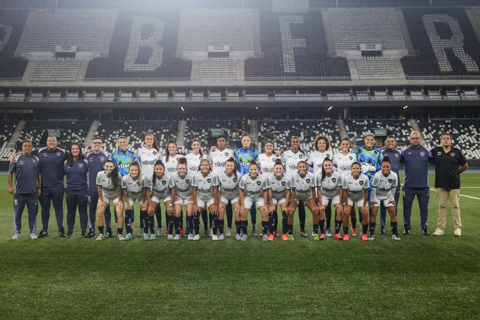 Botafogo conquistou acesso à Série A1 do Brasileirão Feminino. (Foto: Arthur Barreto/Botafogo)