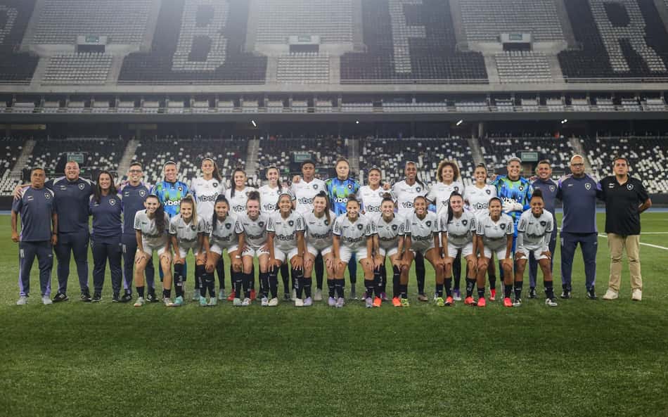 Botafogo conquistou acesso à Série A1 do Brasileirão Feminino. (Foto: Arthur Barreto/Botafogo)