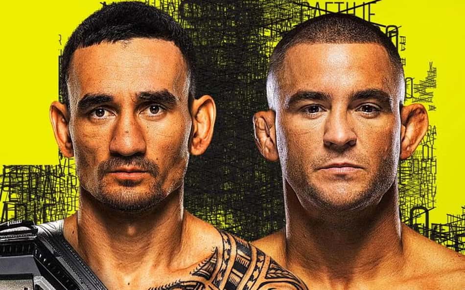Dustin Poirier se despede do MMA contra Max Holloway, no UFC 318, pelo cinturão BMF (Foto: Divulgação/UFC)