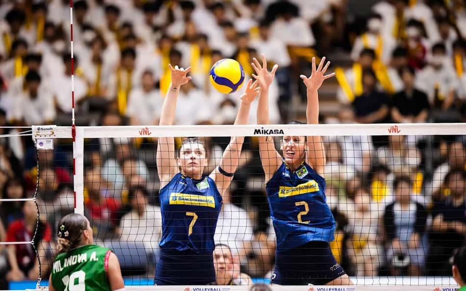 Seleção Brasileira é destaque na VNL feminina e garante vaga na próxima fase