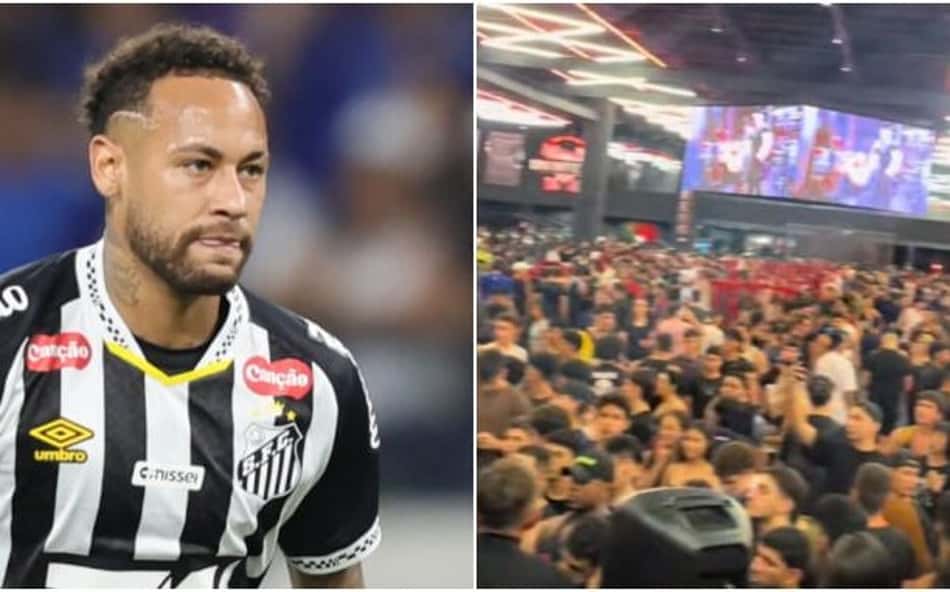 Academia de Neymar registra superlotação em inauguração; veja vídeo
