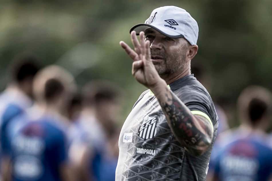 Sampaoli fez sucesso na história recente do Santos (Foto: Ivan Storti/Santos FC)