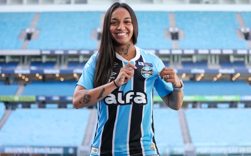 Nova contratação do Grêmio projeta duelo contra o Bahia pela Copa do Brasil Feminina: 'Deixar tudo em campo'