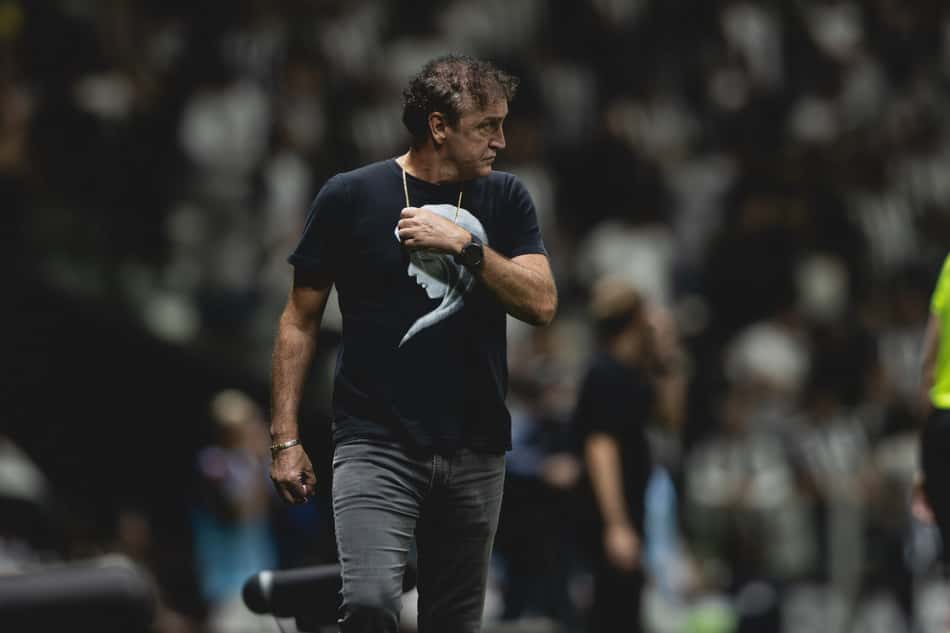 Cuca em classificação do Atlético-MG (Foto: Pedro Souza / Atlético)
