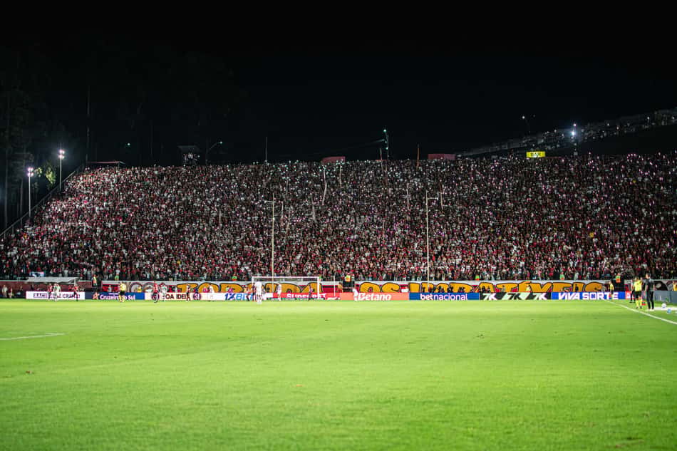 Torcida do Vitória na partida contra o Juventude (Foto: Victor Ferreira / EC Vitória)