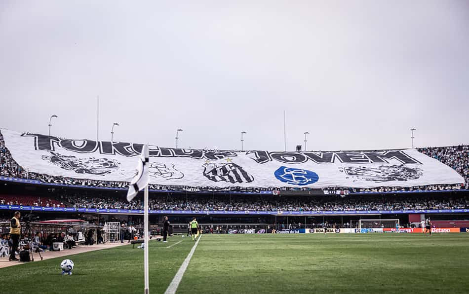 Mais de 54 mil torcedores comparecem no duelo entre o Santos e o Vasco no Morumbis, no último domingo (17), contra o Vasco. (Foto: Raul Baretta/ Santos FC)