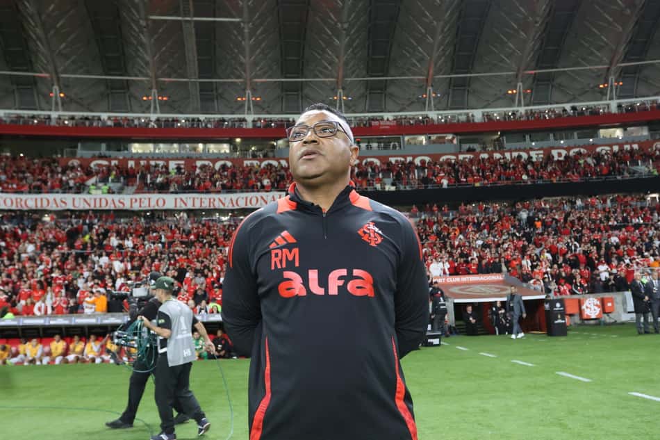 Roger Machado, técnico do Internacional