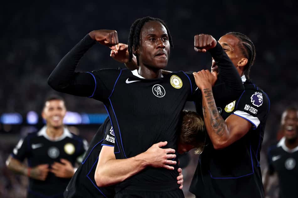 O Chelsea venceu o West Ham por 5 a 1 (Foto: HENRY NICHOLLS / AFP)