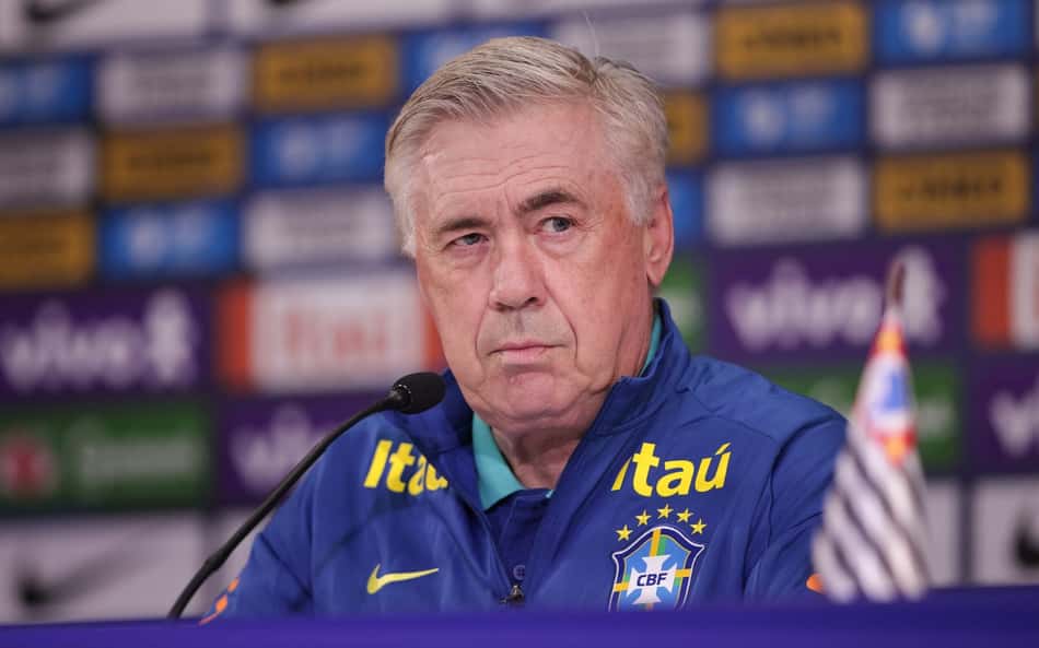 Carlo Ancelotti barra outro astro da Seleção Brasileira, diz jornal