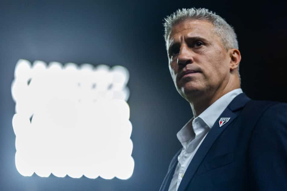 Hernan Crespo antes do jogo São Paulo e Sport (Foto: Rafael Vieira/AGIF)
