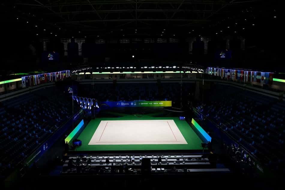 Arena Carioca 1 pronta para o Mundial de Ginástica Rítmica