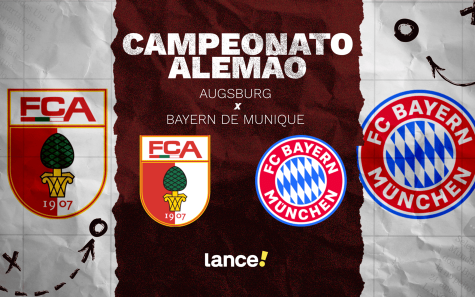 Augsburg x Bayern de Munique pela Bundesliga (Arte: Lance!)
