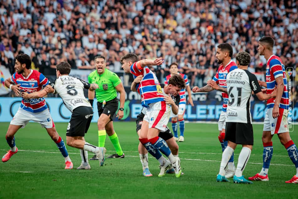 Partida entre Corinthians e Fortaleza, pelo Brasileirão (Foto: Mateus Lotif/Fortaleza EC)