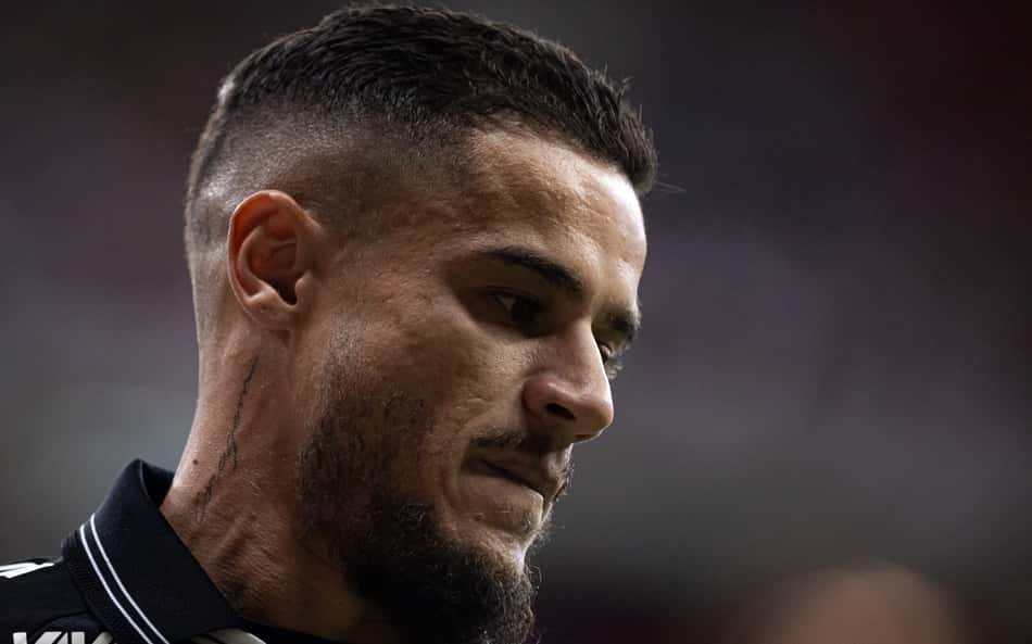 Coutinho durante a partida entre Vasco e Botafogo, no dia 12 de julho, pelo Brasileirão