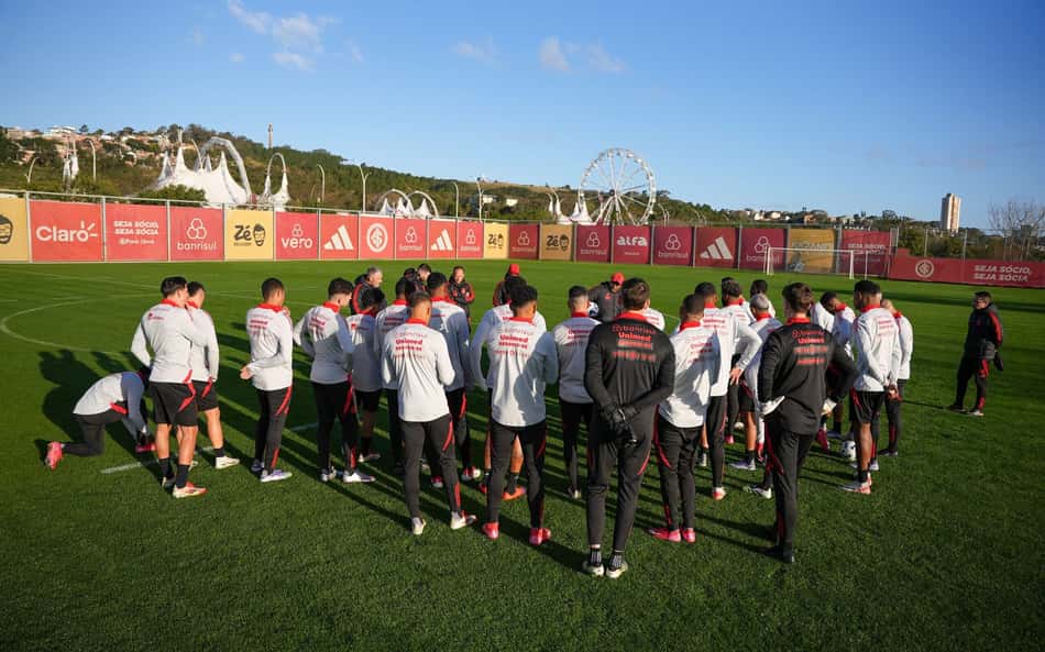 Internacional pronto para enfrentar o Flamengo pela Libertadores