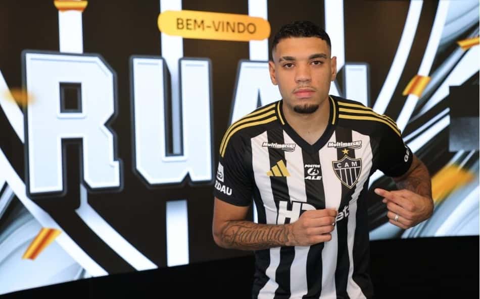 Atlético-MG confirma a contratação do zagueiro Ruan Tressoldi