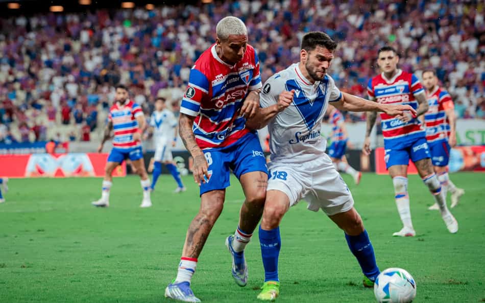Partida entre Fortaleza e Vélez Sarsfield, pela Copa Libertadores (Foto: Mateus Lotif/Fortaleza EC)