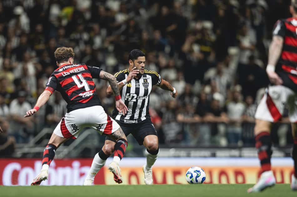 Hulk em ação durante Atlético-MG e Flamengo pelas oitavas de final da Copa do Brasil (Foto: Foto: Pedro Souza / Atlético) 