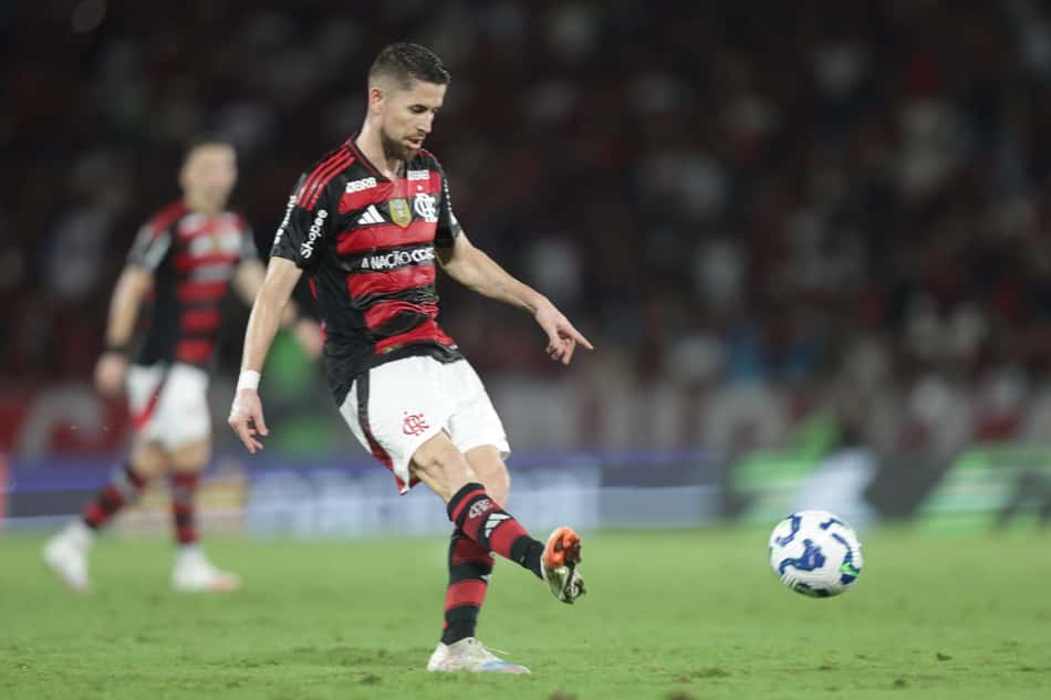 Jorginho acompanhou Flamengo x Vasco em um camarote do Maracanã (Foto: Gilvan de Souza/Flamengo)
