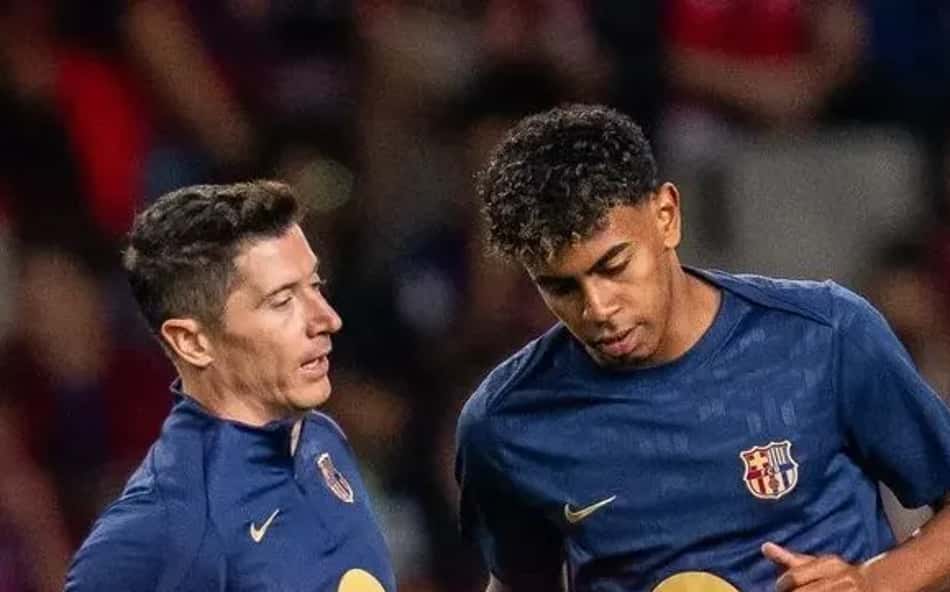 Lamine Yamal e Lewandowski são punidos pela Uefa por descumprirem regulamento antidoping