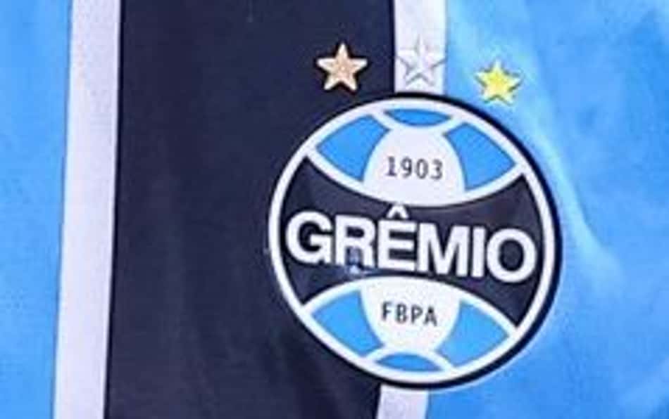 Marcos Rocha em sua apresentação no Grêmio. (Foto: Lucas Uebel/Grêmio FBPA)