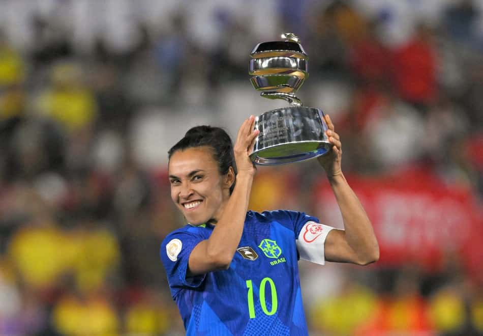 Marta concorre ao prêmio de melhor jogadora no Bola de Ouro