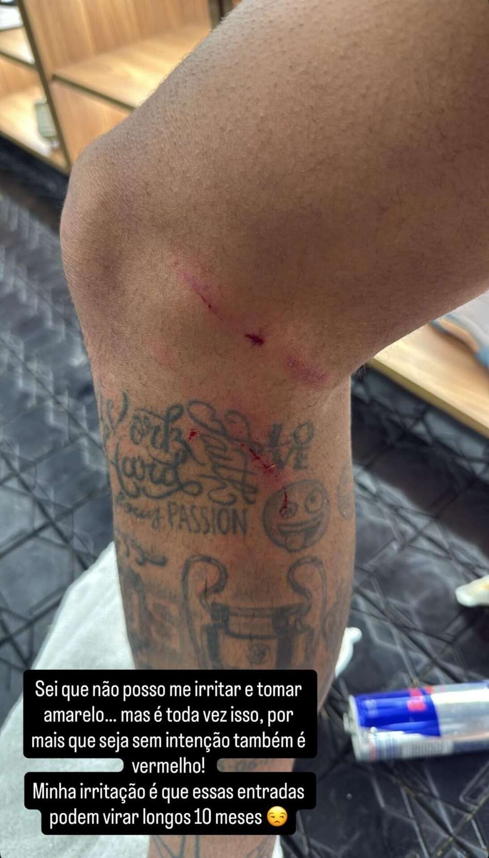 Neymar faz post nas redes sociais reclamando da arbitragem. (Foto: Divulgação/ Instagram)