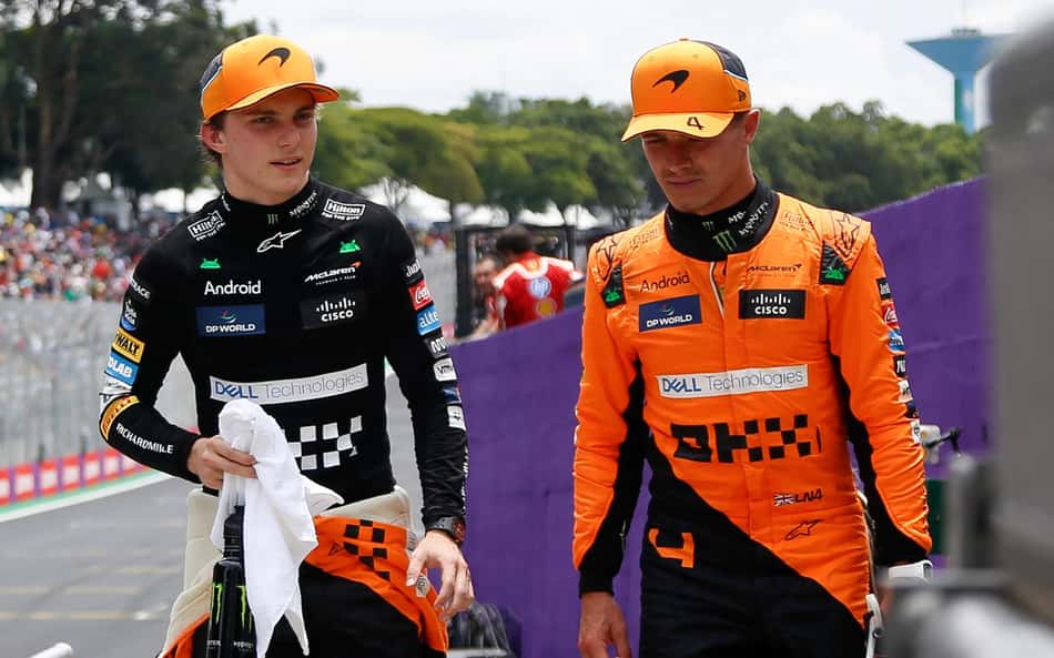 Lando ou Piastri? IA aponta o campeão da F1 2025