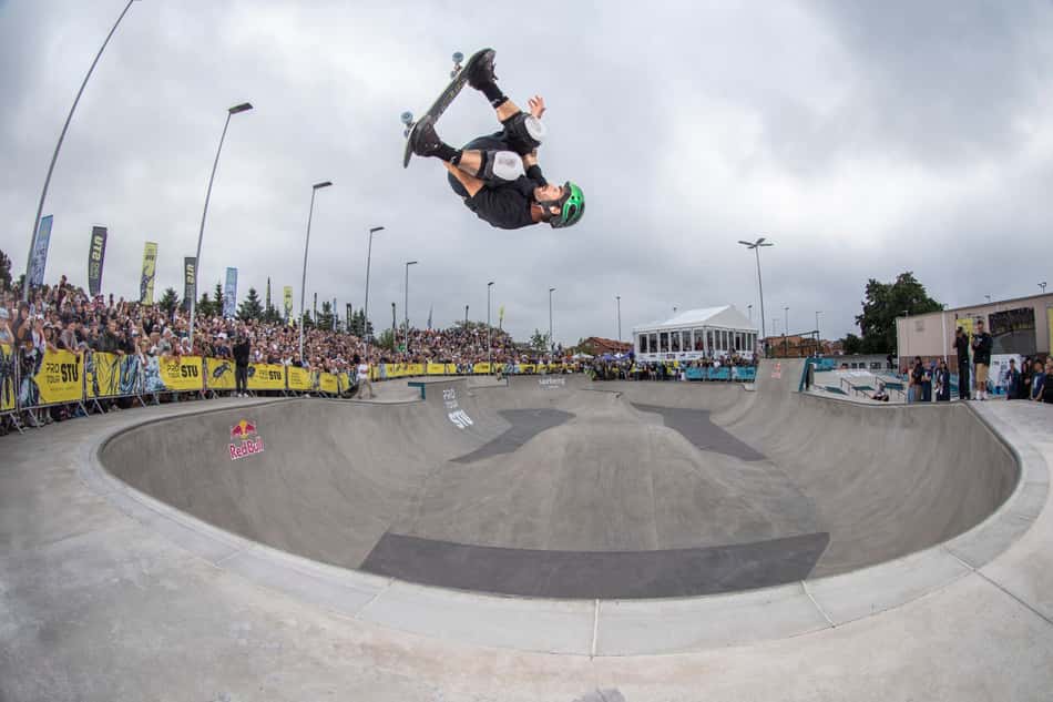 Pedro Barros foi campeão do Skate Park no STU Pro Tour (Foto: Julio Detefon / STU)