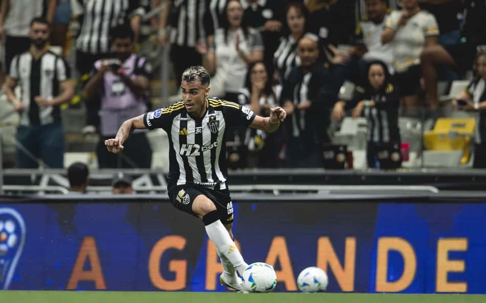 Reinier brilha em estreia e se apresenta como solução no Atlético-MG