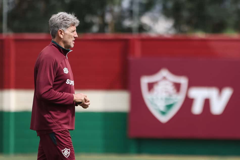 Renato Gaúcho em treino Fluminense