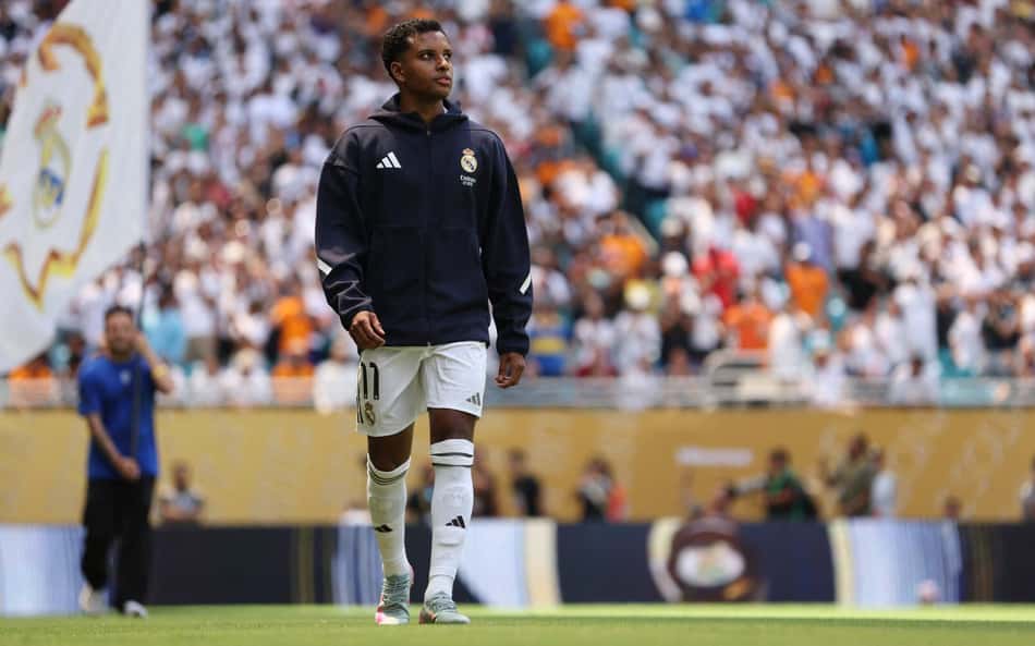 Atitude de Rodrygo, do Real Madrid, espanta imprensa espanhola: 'Mais longe'